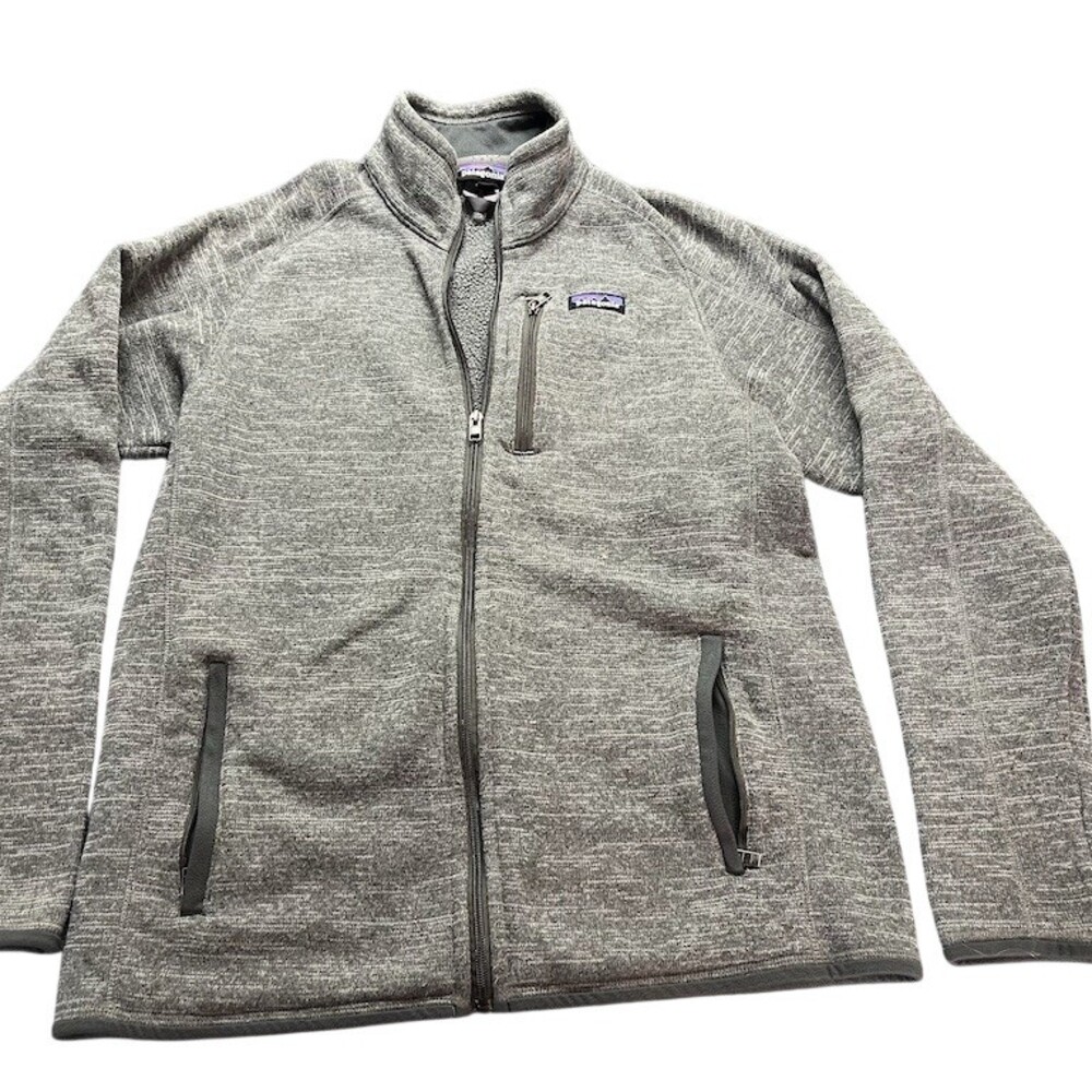 Patagonia Better Sweater Jacket Men's Size L Gray Heather Full Zip Fleece